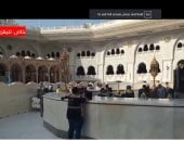 تليفزيون اليوم السابع يرصد لحظة وصول كسوة الكعبة الجديدة.. فيديو