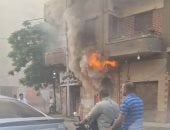 السيطرة على حريق محل فى منطقة الزيتون