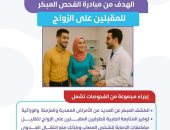 وزارة الصحة توضح أهداف مبادرة فحص المقبلين على الزواج.. انفوجراف