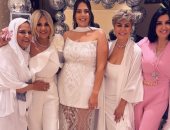 مفيدة شيحة تحتفل بحنة ابنتها منة الله استعدادا لزفافها.. صور