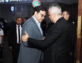 وزير الثقافة ولبلبة وخالد جلال والبلشى فى عزاء محمد عبد المنعم