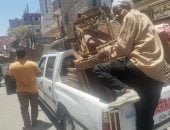 تحرير 84 محضرا متنوعا خلال حملة لرفع الإشغالات بمركز طهطا فى سوهاج
