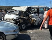 إصابة 8 أشخاص بحادث مرورى فى دمياط
