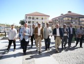 وزير قطاع الأعمال العام يتفقد المنشآت الفندقية التابعة برأس البر