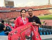 ياسمين أمل تحتفل بذكريات بطولات الأهلي مع وليد سليمان