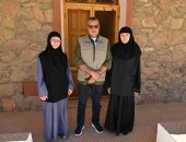 محافظ جنوب سيناء يزور دير السبع بنات بوادى فيران.. صور