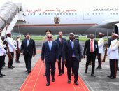 الرئيس السيسى يصل مالابو للمشاركة فى اجتماع القمة التنسيقى للاتحاد الأفريقى