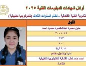 حنين الأولى على الجمهورية دبلوم فنادق: فضلت التعليم الفنى وبهدى نجاحى لأسرتى