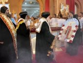 بمناسبة عيده.. احتفالات بدير القديس الأنبا شنودة رئيس المتوحدين فى سوهاج 