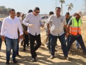 محافظ السويس يتابع أعمال إنشاء المدينة السكنية الجديدة بمنطقة الصفا