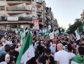 مظاهرات فى سوريا للتنديد بالعدوان الإسرائيلى والتدخل الأجنبى.. صور