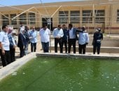 محافظ السويس يتفقد المعهد القومى لعلوم البحار والمصايد بحى عتاقة