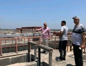 تنفيذ 90% من محطة معالجة الصرف الصحى بمنشفة أبو عمر