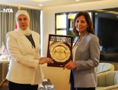 مدير الأكاديمية الوطنية للتدريب تلتقى وفدا من المركز القومى للبحوث