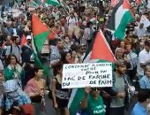 "غزة غزة..باريس معك".. شاهد مظاهرات فى فرنسا لدعم فلسطين ضد مجازر الاحتلال