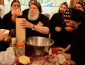 دير "الأنبا بيشوي" بوادي النطرون يتسلم جزءًا من رفات الشهيد "أبي سيفين"