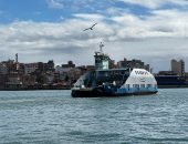 شاهد رحلة العبور عبر المعديات بين ضفتي قناة السويس ببورسعيد