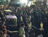 تشييع "عريس الجنة" بالزغاريد بعد وفاته فى حادث مع عروسه ووالدتها بكفر الشيخ.. صور