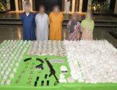 الداخلية تضبط عناصر إجرامية بحوزتهم هيروين بقيمة 38 مليون جنيه.. صور