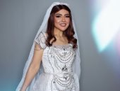 مى كساب بفستان زفاف وتعلق: كونى عروسة كل يوم