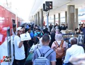 شكرا يا مصر.. لحظة مغادرة السودانيين أرض الكنانة على قطار رقم 3.. فيديو