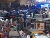 مصرع 4 أشخاص اصطدم بهم القطار فى مركز جرجا بسوهاج.. صور