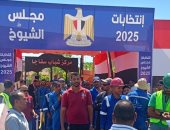 إقبال على لجان انتخابات الشيوخ بمدينة رأس غارب شمال البحر الأحمر.. صور