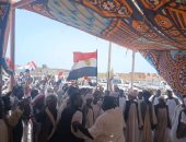 إقبال على لجان حلايب وشلاتين فى الفترة المسائية من اليوم الاول لانتخابات الشيوخ.. صور