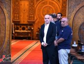 بدء عزاء الفنان الراحل سيد صادق بمسجد الشرطة بزايد.. صور 