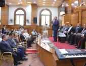 رئيس الطائفة الإنجيلية يفتتح مبنى الكنيسة بنزلة أسمنت بالمنيا