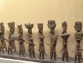 مقتنيات المتحف المصرى.. نموذج خشبى لموكب جنائزي