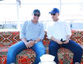 محافظ كفرالشيخ يستقبل وزير الموارد المائية لتفقد مجرى نهر النيل فرع رشيد 