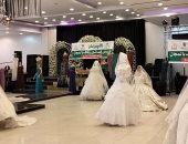 تنظيم معرض خاص لتوزيع فساتين الزفاف لدعم زواج الفتيات اليتيمات بكفر الشيخ