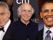 جورج كلوني ولاري ديفيد فى صراع خفى على صداقة أوباما.. والرئيس السابق يضحك فى الخفاء