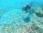 اكتشاف حمامات فيلا الفيلسوف الرومانى شيشرون فى مدينة باياى الغارقة