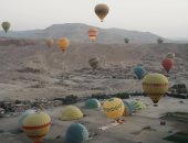 رحلات البالون تحلق بعد إلغائها أمس بسبب الطقس فى الأقصر وانطلاق 35 رحلة
