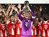مراسم تتويج بايرن ميونخ بكأس السوبر الألمانى.. فيديو