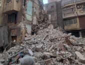 انهيار عقار من 3 طوابق فى مصر القديمة.. والمعاينة: عقار قديم