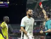 النصر ضد الاتحاد.. طرد مانى فى الدقيقة 25 بالسوبر السعودى “فيديو”