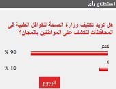 90% من القراء يطالبون بتكثيف الصحة للقوافل الطبية المجانية في المحافظات
