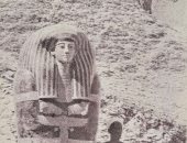 مشهد عمره 120 سنة.. صورة نادرة لتابوت يويا لحظة الاكتشاف