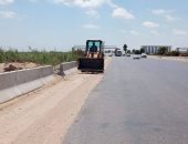 رفع 20 طنا من الأتربة بمدخل الإسكندرية الصحراوى بحي وسط 
