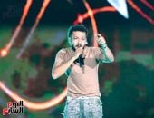 ويجز يشعل حفل مهرجان العلمين بأغانيه وسط حضور جماهيرى كبير