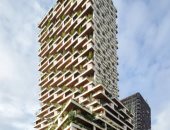 برج الغابة.. أكثر من 50 ألف نبتة على سطح مبنى هولندى.. صور