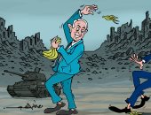 نتنياهو يتلاعب و يعرقل جهود وقف إطلاق النار في غزة .. كاريكاتير اليوم السابع