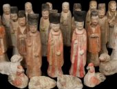 اكتشاف مجمع مقابر لعائلية ضابط عسكرى عمرها 1400 عام فى الصين