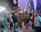 حي الهرم يشن حملات مكبرة لرفع إشغالات المحال وتعديات الباعة على الطريق.. صور