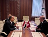 وزير الخارجية يؤكد ضرورة خروج المرتزقة والمقاتلين الأجانب من ليبيا