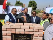 محافظ سوهاج يضع حجر الأساس لمشروع صرف الصحي أولاد عزاز  بتكلفة 378 مليون جنيه