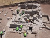 اكتشاف حمام رومانى عمره 1700 عام مزود بتدفئة أرضية فى تركيا